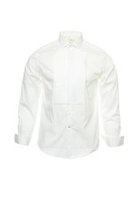 DISTINCTION Ryan Seacrest Mens Slim-Fit Tuxedo Dress Shirt (17.5-36/37, White)