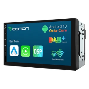 GPS WiFi Double 2Din 7" Touch Screen Smart Android 14 Car Stereo Radio Bluetooth - Picture 1 of 21