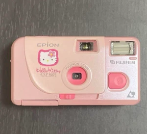 Hello Kitty FUJIFILM Epion Film Camera Sanrio from JAPAN 1997 Vintage Rare Used - Picture 1 of 7
