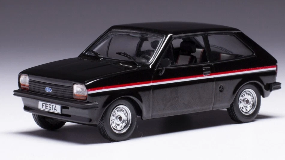 Modellino auto scala 1:43 Ixo FORD FIESTA MK I 1978 BLACK diecast da collezione - Immagine 1 di 1