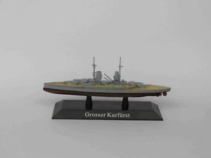 DIE-CAST NAVE DA GUERRA GROSSER KURFURST 1913 - WARSHIPS BATTLESHIP #49 - Imagen 1 de 2