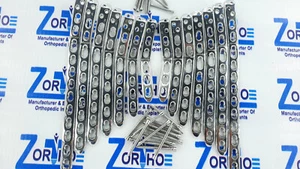 Locking Distal Humerus Medial Plates L & R with LCP 3.5 Screws (173 Pcs Set)SS - Picture 1 of 8