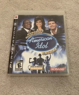 Karaoke Revolution Presents: American Idol Encore (2008) PS3 CIB Tested Working - Image 1 of 3