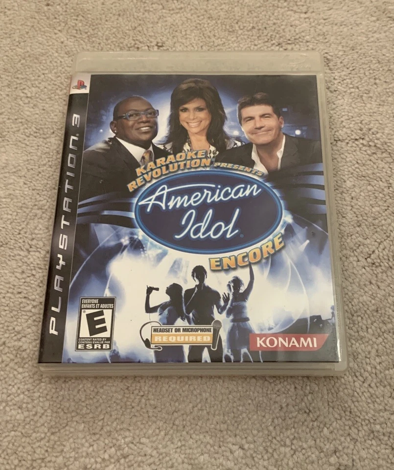 Karaoke Revolution Presents: American Idol Encore (2008) PS3 CIB Tested Working - Image 1 of 3