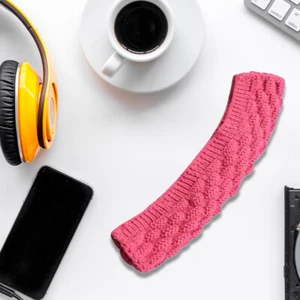 Knit Fabric Headband Cover Protector for Audio-Technica ATH MSR7 M50X (Red) - Zdjęcie 1 z 10