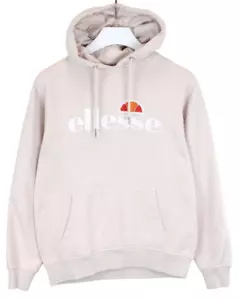 Ellesse Kapuze Damen UK 14 Beschichtet Logo Kängurutasche Langärmelig - Bild 1 von 9