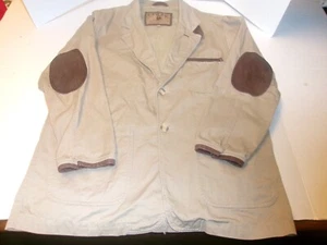 Madison Creek Travel Jacket Mens M Brown Shooter Safari Hiking Hidden Pocket - Picture 1 of 9