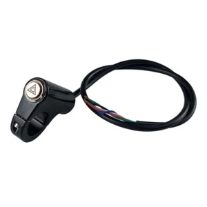 Interruptor de doble flash para motocicleta Interruptor de luz de peligro Botón de advertencia de flash Scooter - Imagen 1 de 7