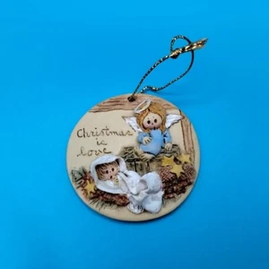 Vtg La Berge Baby Jesus Angel Nativity Christmas Ornament 1992 - Picture 1 of 8