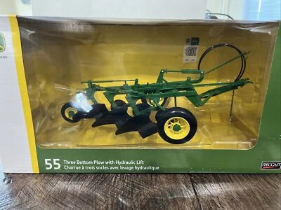 John Deere 1941 Model 55 Three Bottom Plow With Hydraulic Lift SpecCast 1/16 - Image 1 of 4