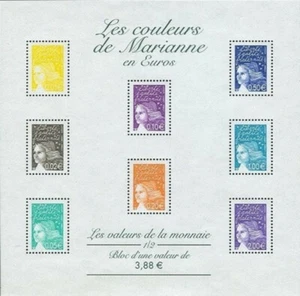 Briefmarke Frankreich Block Bogen Nr. 44 Neu ** postfrisch - Bild 1 von 1