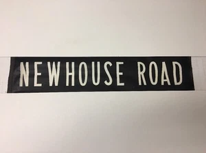 Blackpool Linen Bus Blind Oct 1970 (2) 30"- Newhouse Road - Picture 1 of 3