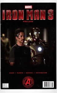 Iron Man 3 #1 Prelude Robert Downey Jr Photo Variant Barnes & Noble Newsstand - Picture 1 of 2