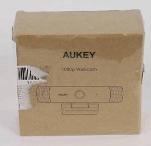 Aukey Webcam 1080P HD Stereo Mikrofon USB Webkamera für Video Chat Zoom Teams - Bild 1 von 3