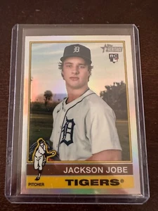 2025 Heritage Jackson Jobe RC Chrome Refractor #389 Detroit Tigers - Picture 1 of 3