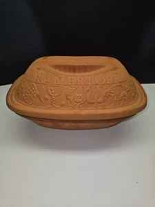 Vintage ROMERTOPF RECO BAY KERAMIK 111 Terra-Cotta Baking Roaster 3 Qt Germany - Picture 1 of 12