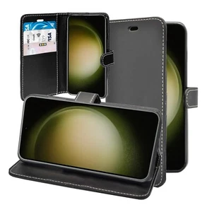 For Samsung Galaxy S24 FE 5G Phone Case Wallet Flip PU Leather Card Holder Cover - Picture 1 of 48