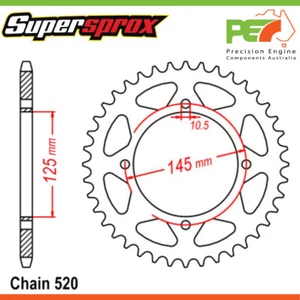Totalmente Nuevo * Supersprox * Piñón trasero para adaptarse a YAMAHA XT600E 600cc - Imagen 1 de 4