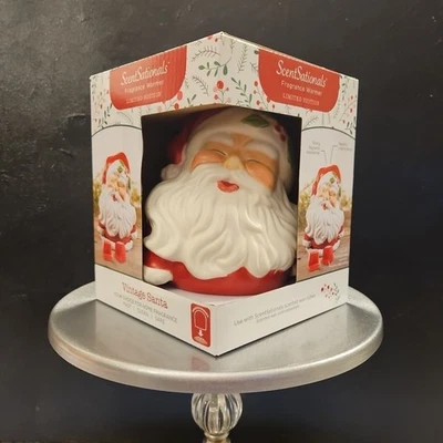 NIB ScentSationals Vintage Limited Edition Santa Electric Wax Ceramic Warmer - Image 1 of 4