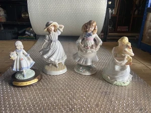 4X Collectible Figurines: Includes Royal Worcester, Coalport Etc LTD EDITION - Picture 1 of 17
