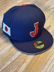 Japón Clásico Mundial de Béisbol 2023 New Era CMB Sombrero Azul Marino 59FIFTY Hombres 7 7/8 - Imagen 1 de 16