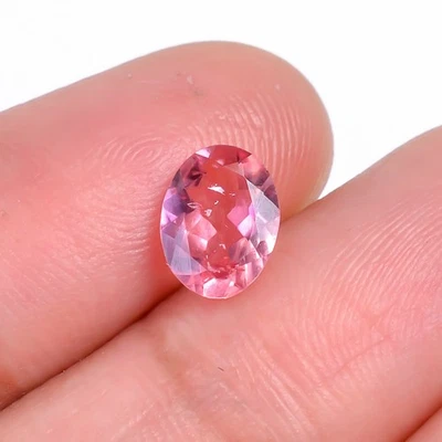 Turmalina rosa natural de 1,5 quilates, corte radiante, piedras preciosas facetadas sueltas Foto 1 de 3