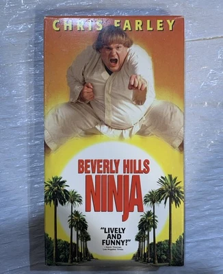 VHS 1997 Beverly Hills Ninja Chris Farley - Image 1 of 3