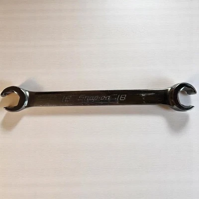Snap On RXFMS1618B 16mm 18mm Flare Nut Line Wrench USA - Image 1 of 4