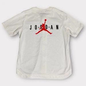 Camiseta de béisbol marca Jordan Michael Jordan talla X-grande blanca 23 logotipo de vuelo XL - Imagen 1 de 18