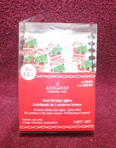 Ashland Christmas Icon String Lights - Santa & Present - Picture 1 of 2