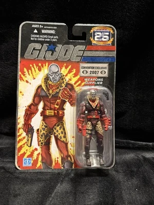 G.I. Joe 25 aniversario Destro Silver Head 2007 lámina exclusiva de la convención Foto 1 de 4