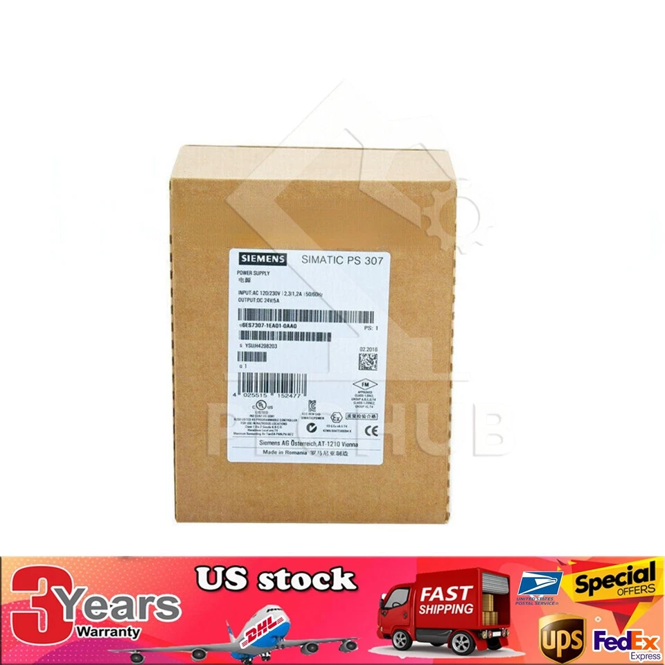 Siemens 6ES7307-1EA01-0AA0 Power Supply 6ES7307-1EA01-0AA0 New In Box Fast Ship