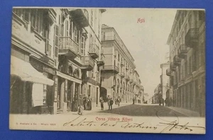 1902 Asti - c.so V. Alfieri - negozi e costumi locali - Picture 1 of 3