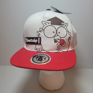 Tootsie Owl Snapback Trucker Hat Rubber Front Patch & Embroidered Back Logo -NEW - Picture 1 of 9
