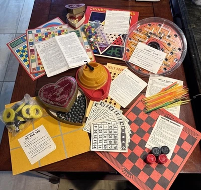 Vtg 1960s GAMES Hassenfeld Bros Hasbro Great Lot Complete  w/ Instructions - Image 1 of 4