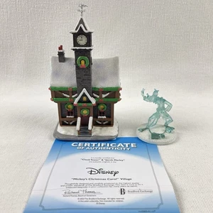 Hawthorne Village Mickey’s Christmas Carol Clock Tower & Jacob Marley Rare - Picture 1 of 15