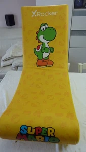 Yoshi X Rocker Yellow Gaming Chair Nintendo Super Mario Great Used Condition - Picture 1 of 4