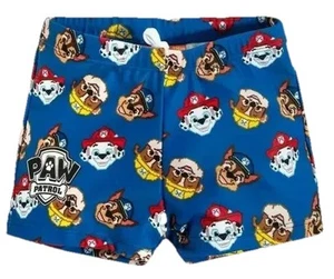 PAW PATROL 110 BADEHOSE UV SCHUTZ BLAU CHASE MARSHALL ALLOWER PRINT BADESHORTS - Bild 1 von 3