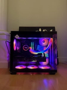 RTX 5070 I9-14900K 64GB RAM 4 TB SSD Custom High End Aesthetic Gaming computer - Picture 1 of 10
