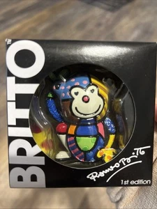 Romero BRITTO Mini Monkey "Cheeky" - 1st Edition 2010 #331384 NEW In BOX - Bild 1 von 6