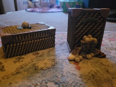 Vintage Golf Desk Decor Pencil Holder And Keepsake Box - Image 1 of 4