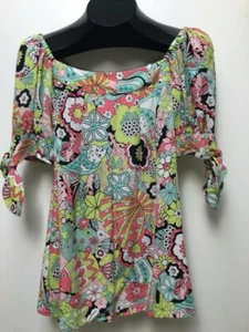 NWT NANETTE LEPORE lucky blouse top floral sequins beads sheer silk size 6 $229 - Picture 1 of 5