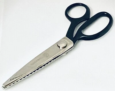 Marks Mundial Pinking Shears 7 1/2" Scissors #407B with Pouch Sewing Crafts - Image 1 of 4