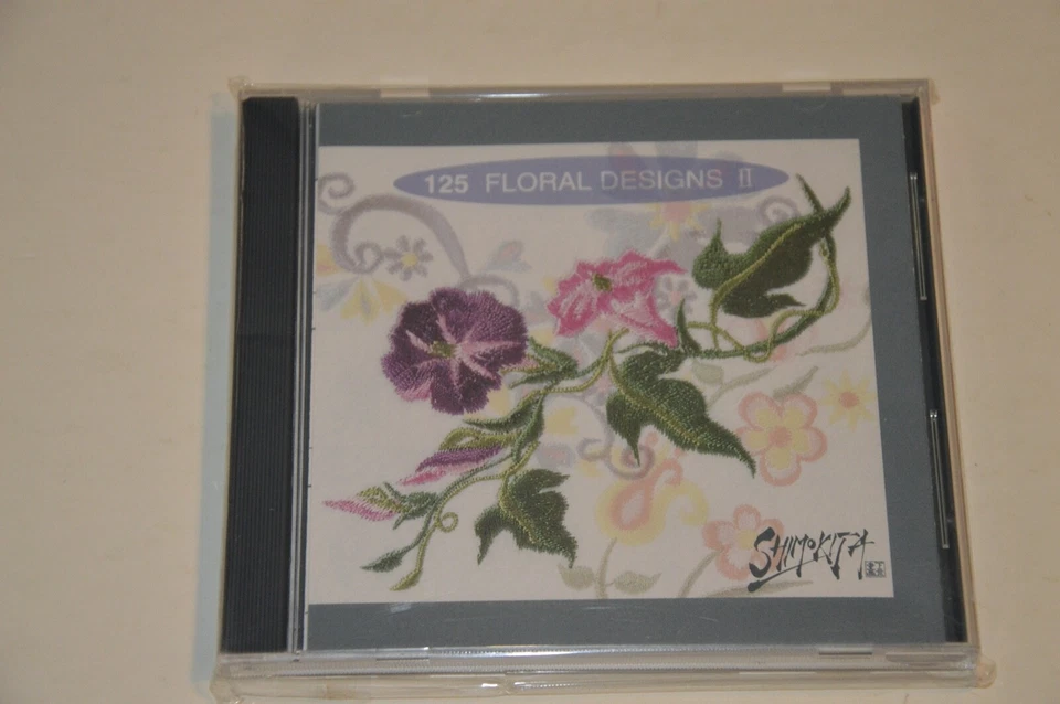 Janome Memory Card 125 Floral Designs II