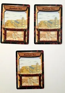 Mountain Pass (3) L5R Legend of the Five Rings CCG Forbidden Knowledge 1996 - Picture 1 of 1