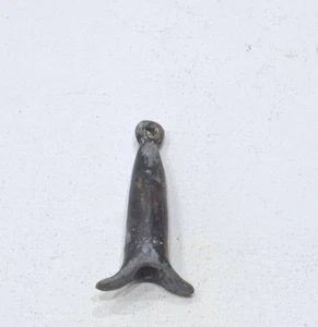 Flauta africana de bronce Lobi Burkina Faso - Imagen 1 de 3