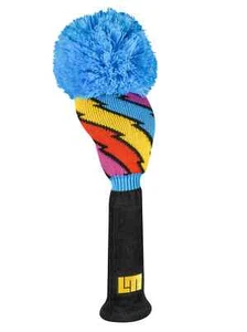 LOUDMOUTH GOLF CAPTAIN THUNDERBOLT DRIVER POMPOM HEADCOVER. - Picture 1 of 1