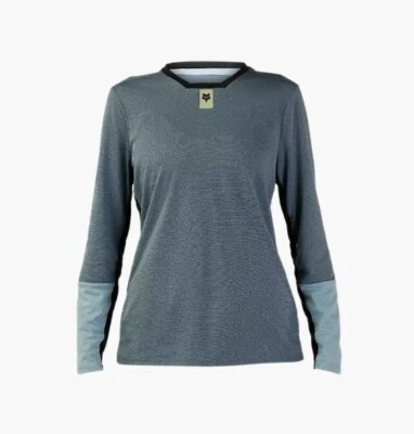 Fox Racing Women's Defend Long Sleeve MTB Jersey Gray Small 31133-332-S - Image 1 of 4