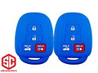 2X New Keyfob Remote Fobik Silicone Cover Fit / For Select Toyota Vehicles