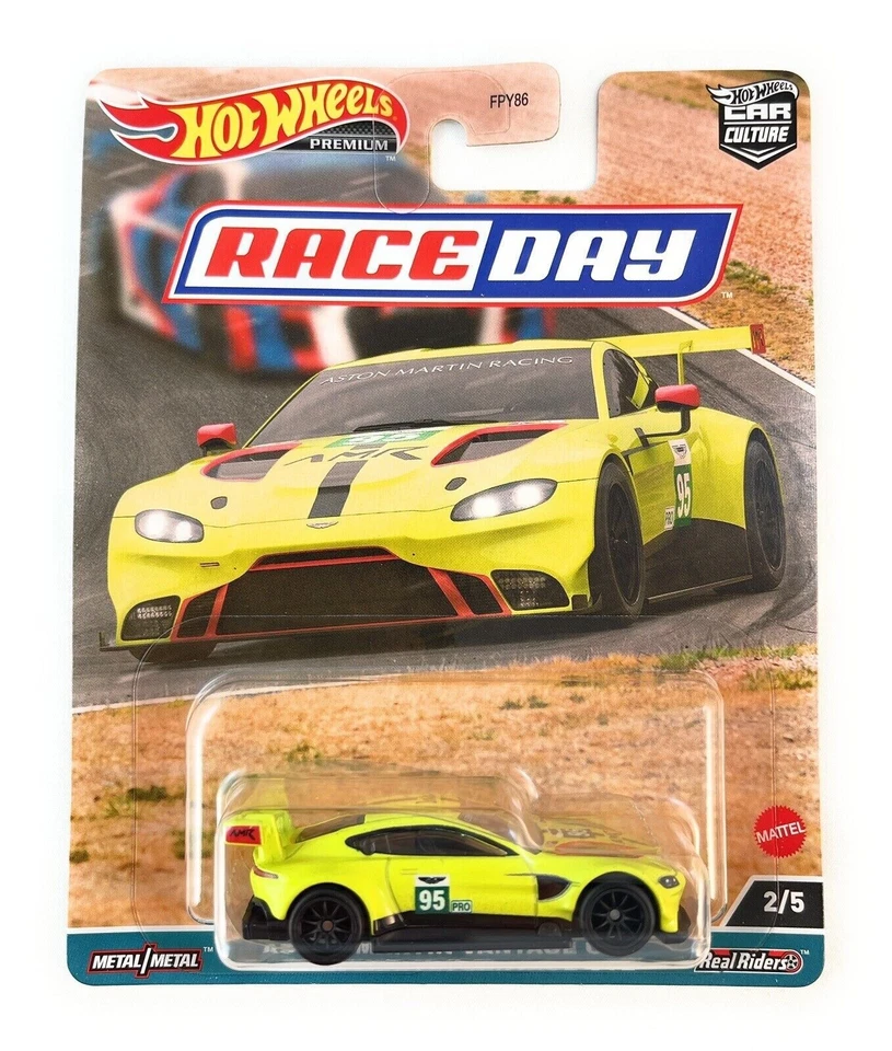 Aston Martin Vantage #95 GTE (2/5) HKC60-7E Hot Wheels Car Culture Race Day 1:64 Foto 1 de 1